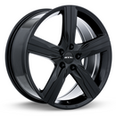 19x8 RTX Lund Satin Black 5x108 ET45 wheel/rim-1