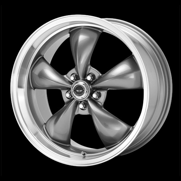 18x8 American Racing Torq Thrust M Anthracite Wheel 5x114.3 18-8 5-114.3