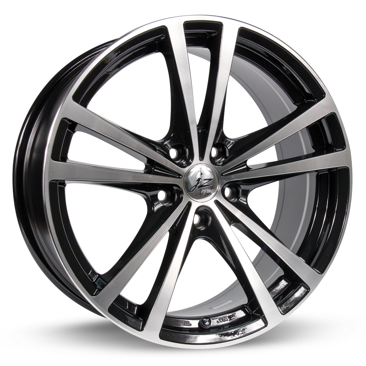 15x6.5 RTX Force Black Machined 5x114.3 ET45 wheel/rim