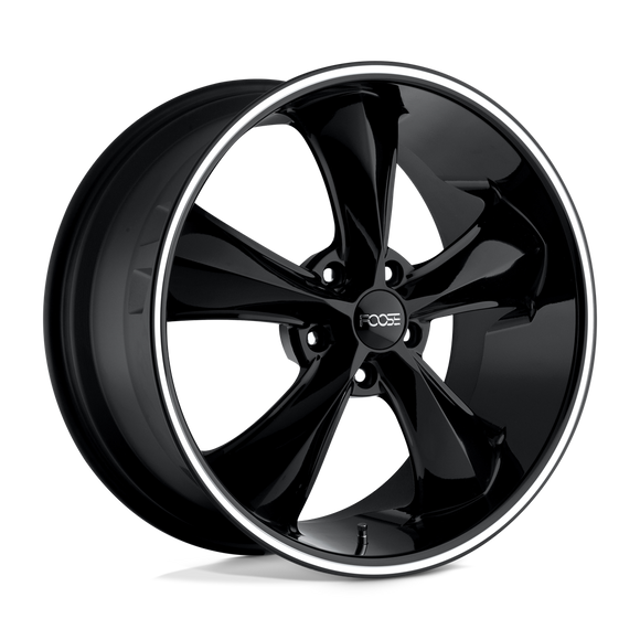 20X8.5 Foose F104 LEGEND Gloss Black Milled 5X120.65 ET7 wheel/rim