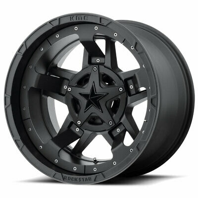 18X9 KMC XD RS3 Matte Black Wheel/Rim 6x135 18-9 6-135 ET0