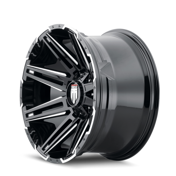 AMERICAN TRUXX BOOM AT1903 BLACK/MILLED 20X9 6-135 -12MM 106.1MM