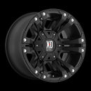 18X9 KMC XD Monster II Black Wheel 6X135 ET18 6-135 18-9 XD82289067718-2