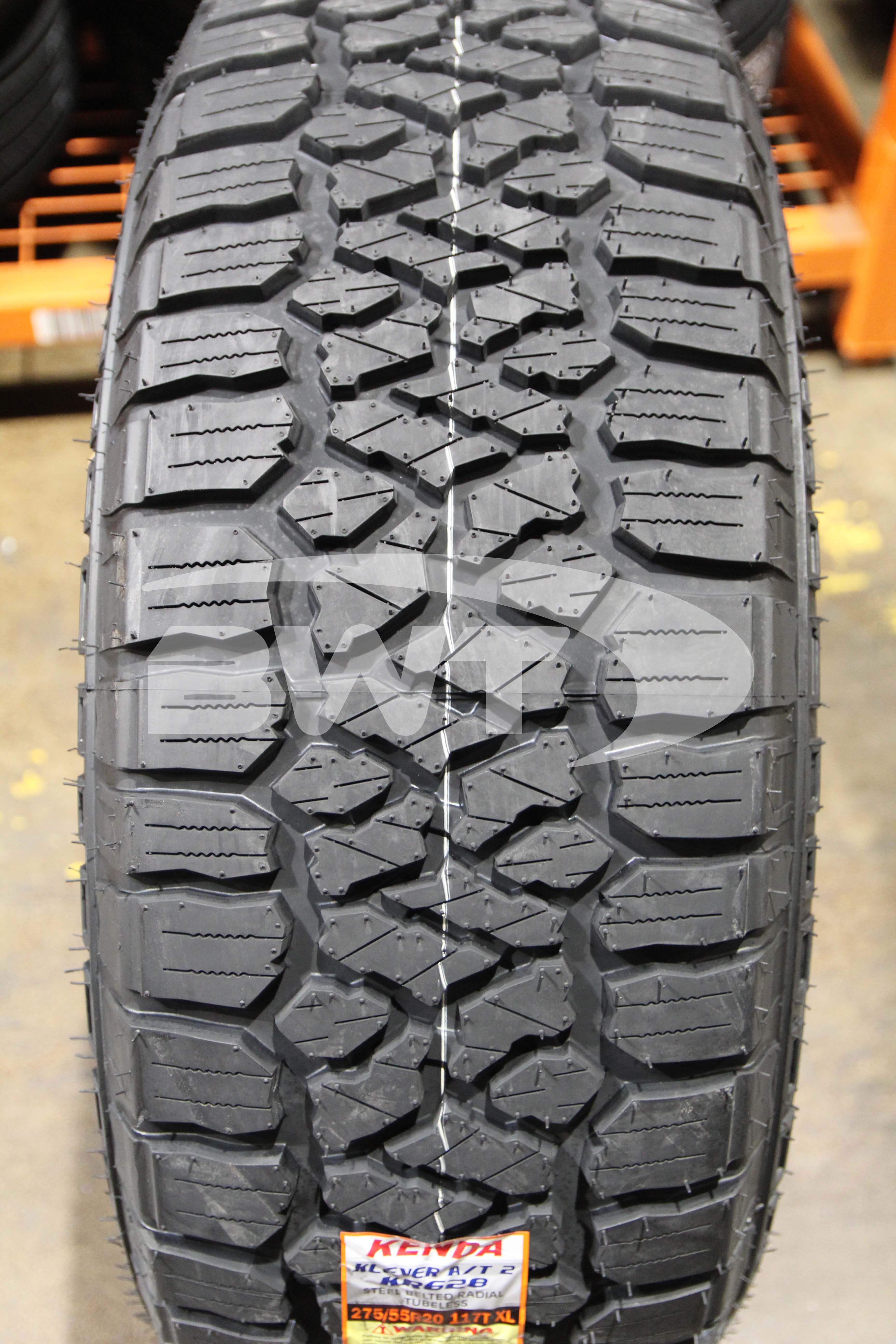 Kenda Klever A/T 2 Tire(s) 275/55R20 117T XL RBL 2755520 - 0