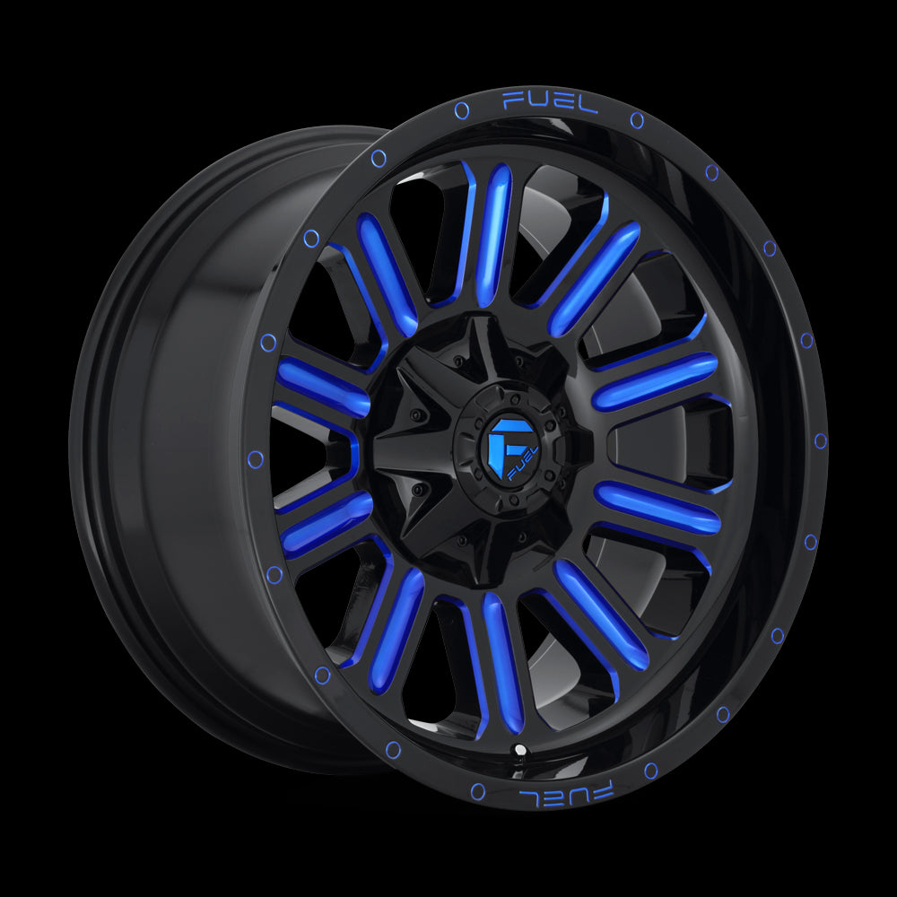 20X10 Fuel D646 Hardline Gloss Black-BTTC 8X180 ET-18 wheel/rim