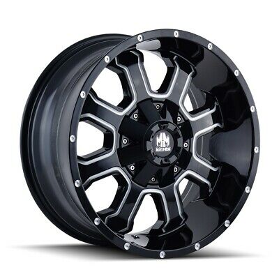 17x9 Mayhem Fierce Black-Gloss Wheel/Rim 5x114.3 8103-7956M