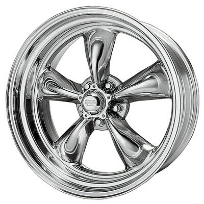 15x8 American Racing Torq Thrust II 1 Pc Polished Wheel 5x114.3 15-8 ET0