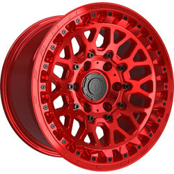 17X9 TIS 555MRT Machined/Red Tint 6x135 ET-12 wheel/rim