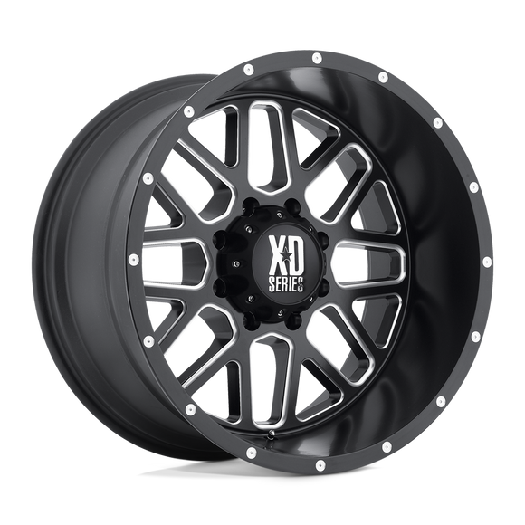 20X10 KMC XD Grenade Black Wheel 8X170 ET-24 8-170 20-10 XD82021087924N