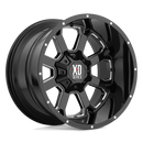 20X10 KMC XD Buck 25 Gloss Black Milled Wheel/Rim 8x170 20-10 8-170 ET-24-1