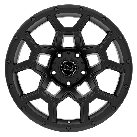 20X9.5 Black Rhino Overland Matte Black Wheel/Rim 5X127 ET-18 5-127 20-9.5