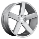 22X9.5 Dub Baller Gloss Silver Brushed 6x139.7 S218229584+19-3