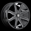 22x10 DUB Push Black Wheel/Rim 5X114.3 5-114.3 5x4.5 22-10-2