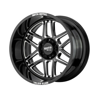 20X10 Moto Metal MO992 FOLSOM Gloss Black Milled 8X165.1 ET-18 wheel/rim