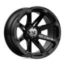14X7 MSA OFFROAD Diesel Black Wheel/Rim 4X110 ET-47 4-110 14-7 M12-14710-2