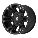 17X9 KMC XD Monster II Black Wheel 6X135 ET-12 6-135 17-9 XD82279067712N-3