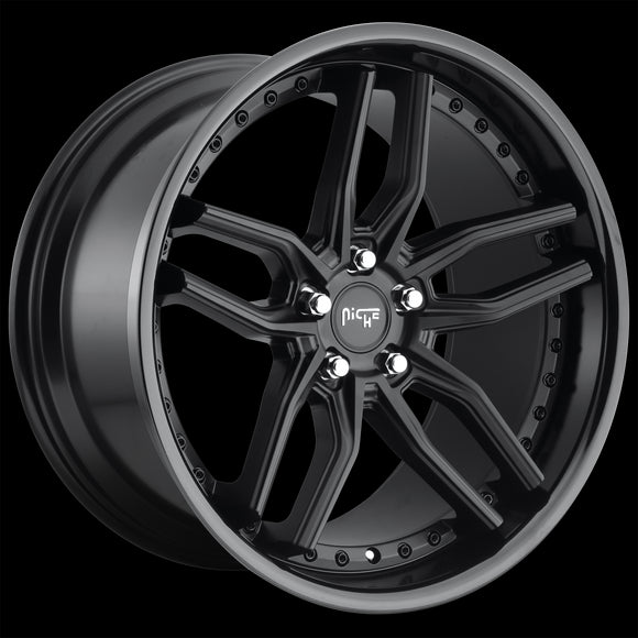 20X10.5 Niche M194 METHOS Gloss Black Matte Black 5X112 ET40 wheel/rim