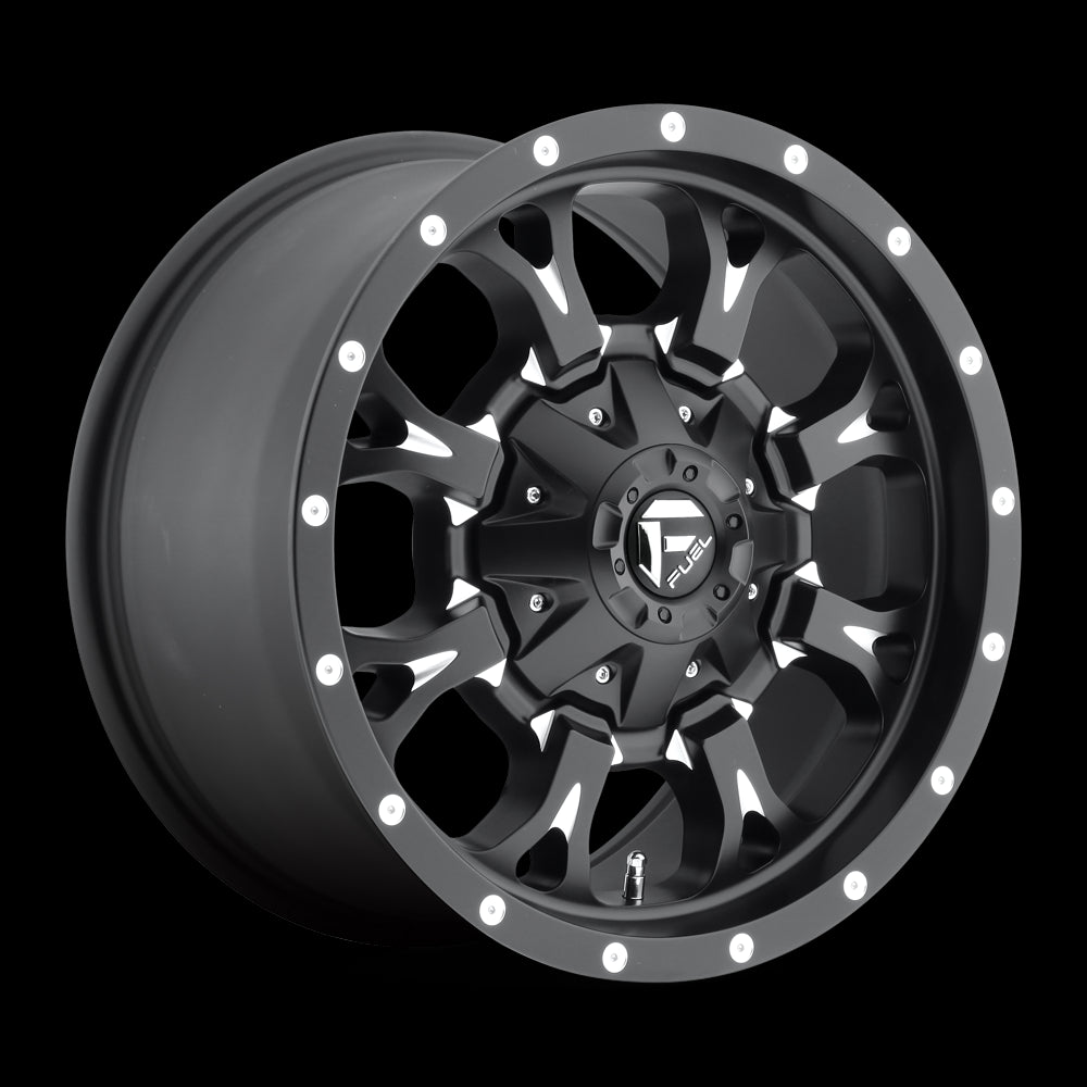 17X9 Fuel D517 Krank Matte Black Milled 6X135/6X139.7 ET20 wheel/rim