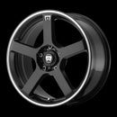 16x7 Motegi MR116 Black Wheel/Rim 5x112 5-112 16-7 ET40-3