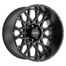 20x9 Vision 412 Rocker Satin Black Wheel 8x170 ET12 CB125.2-1