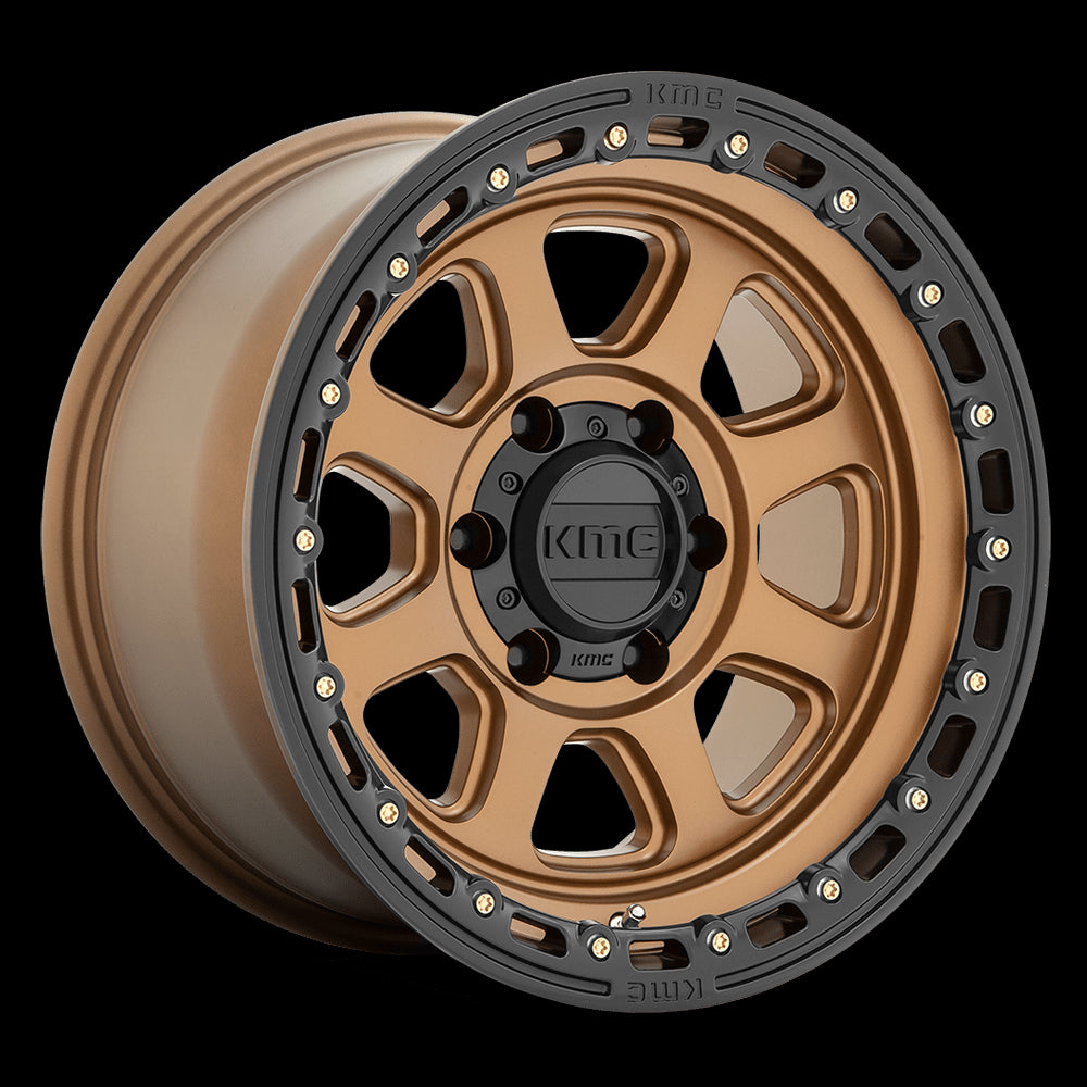 20X9 KMC KM548 CHASE Matte Bronze With Black Lip 8X170 ET18 wheel/rim