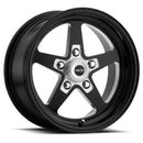 15x10 Vision 571 Sport Star II Black Milled 5x114.3 5x4.5 ET0 Wheel Rim-2