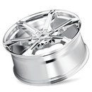 24X9.5 Mazzi Stilts Chrome Wheel/Rim 5x115 ET18 371-24918C-1