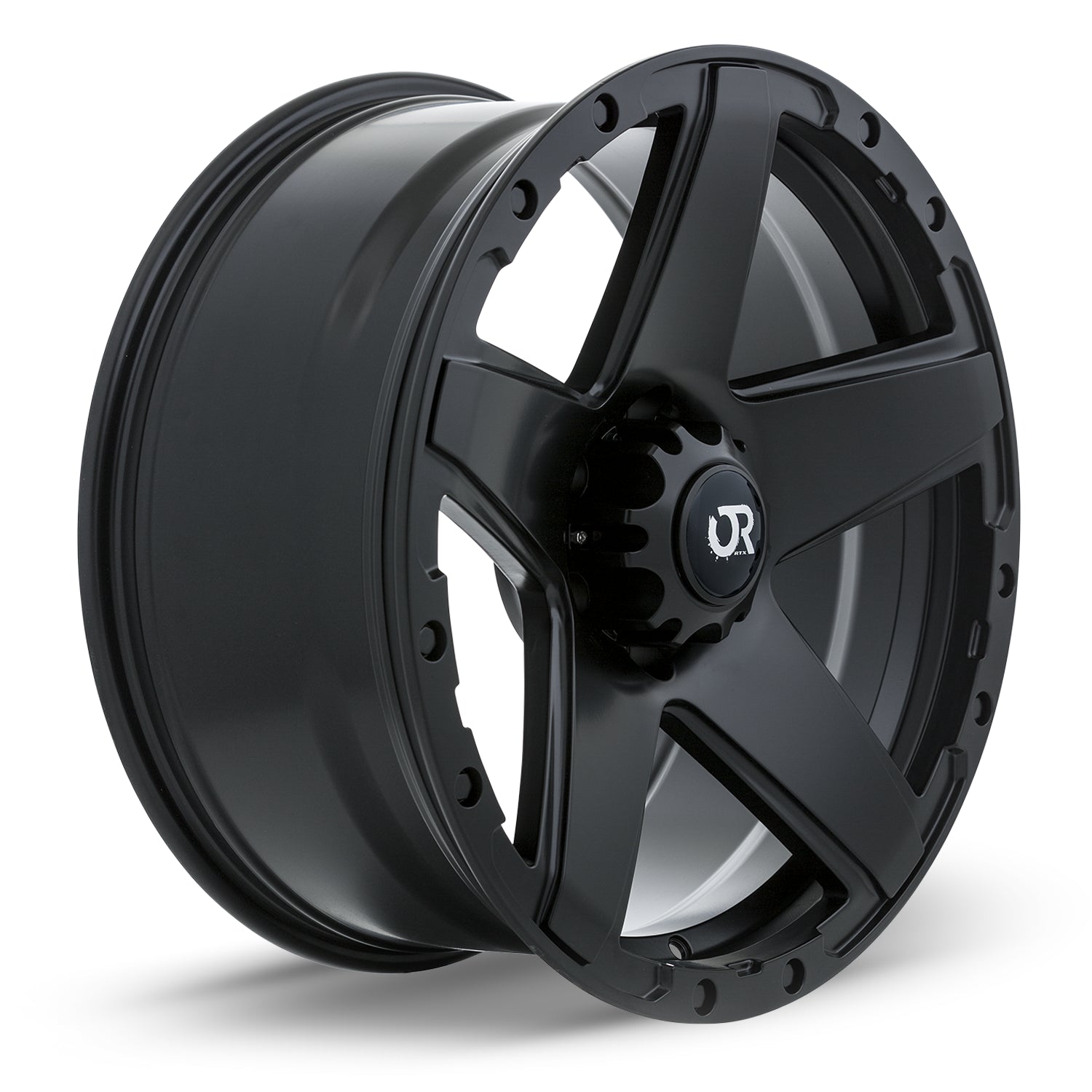 17x8 RTX Outlaw Satin Black 6x139.7 ET5 wheel/rim