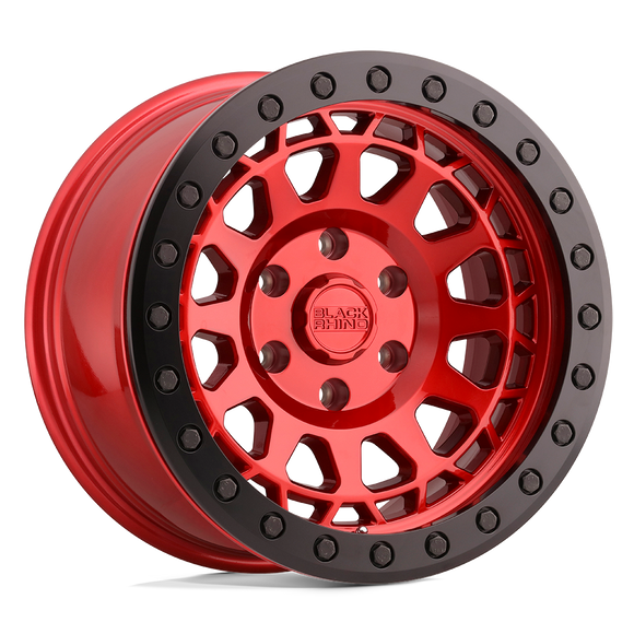 17X9 Black Rhino Primm C-RED-BLKBLTS 6X135 ET0 wheel/rim
