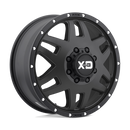 17X6.5 KMC XD Machete Dually Black Wheel/Rim 8x200 17-6.5 8-200 CB 142-2