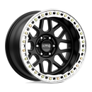 20X10 KMC KM235 Grenade CRAWL Beadlock Satin Black 6X139.7 ET-48 wheel/rim-2
