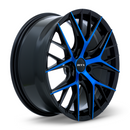 18x8 RTX Valkyrie Gloss Black Machined Blue 5x114.3 ET40 wheel/rim-3