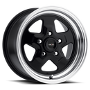 15x7 Vision 521H Nitro Black Machined Lip 5x114.3 5x4.5 ET0 Wheel Rim-1