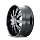 24X9.5 Mazzi Rolla Black-Milled Wheel/Rim 5x127 ET18 374-24952B-2