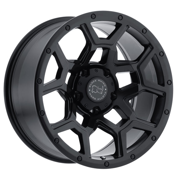 20X9.5 Black Rhino Overland Black Wheel/Rim 6X139.7 ET-18 6-139.7 20-9.5