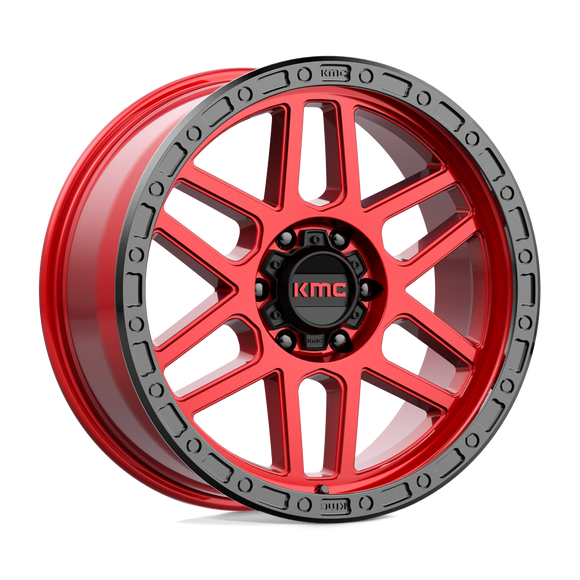 20X9 KMC KM544 MESA Candy Red With Black Lip 6X135 ET18 wheel/rim