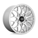 19X10 Rotiform R189 Gloss Silver 5X112 ET40 wheel/rim-1