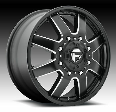 20X8.25 Fuel D538 Maverick Matte Black Milled 8X165.1 ET122 wheel/rim