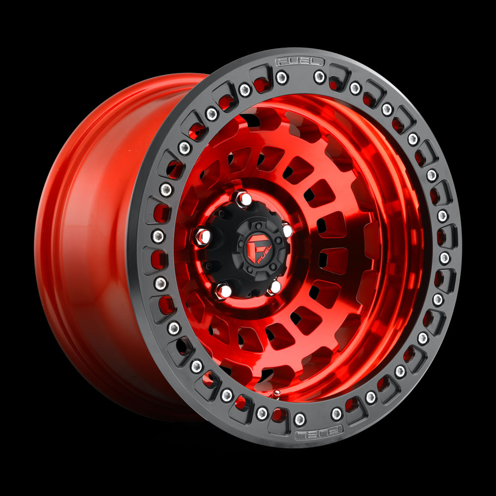 17X9 Fuel D100 Zephyr Beadlock Candy Red 5X127 ET-38 wheel/rim - 0