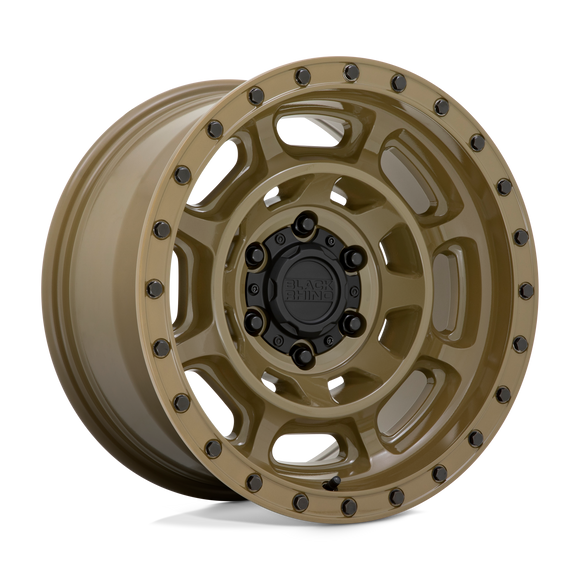 17X8.5 Black Rhino CONVOY Gator Green 5X127 ET-18 wheel/rim