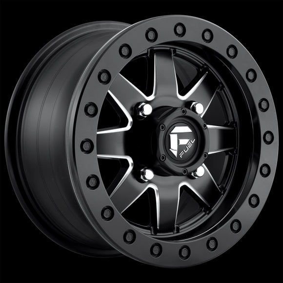 15X7 Fuel UTV D938 Maverick Beadlock MT-BLK-MIL 4X137 ET38 wheel/rim