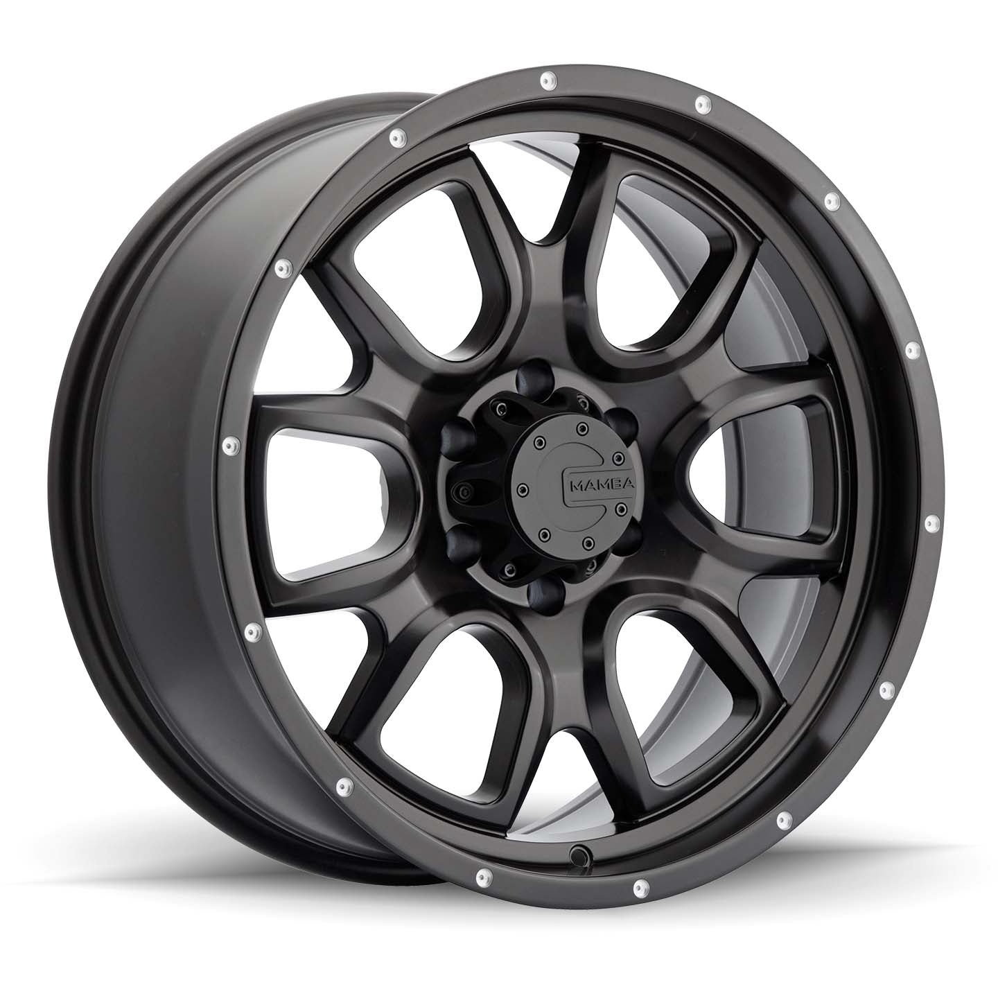 18x9 Mamba M19 Matte Black 5x127 5x5 ET-6 Wheel Rim