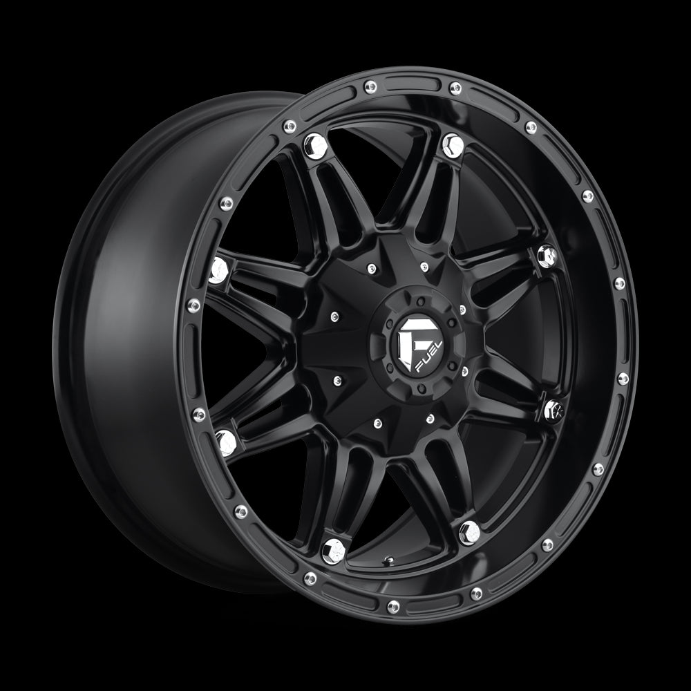 18X9 Fuel D531 HOSTAGE Matte Black 6X135/6X139.7 ET20 wheel/rim