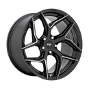 20X10.5 Niche M266 TORSION Gloss Black Milled 5X112 ET40 wheel/rim-3
