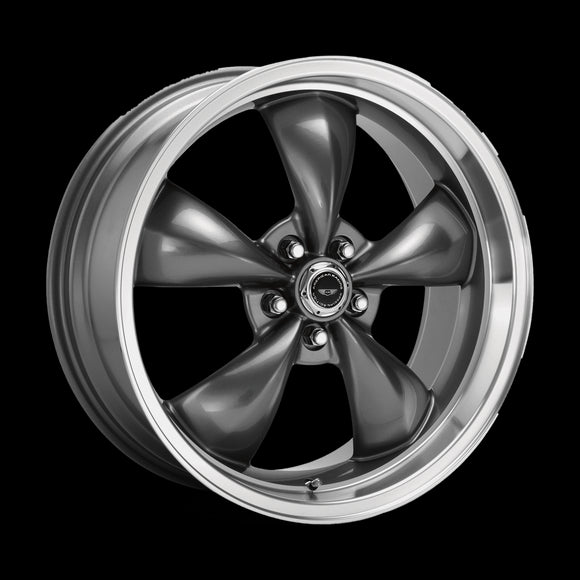 18x8 American Racing Torq Thrust M Anthracite Wheel 5x114.3 18-8 5-114.3