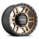 17x9 Vision 354 Manx 2 Bronze Wheel 5x127 ET-12 CB78.1-1