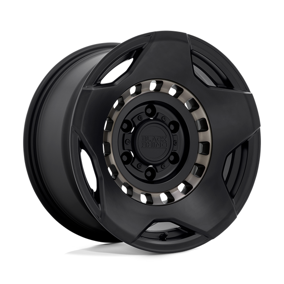 20x9 Black Rhino Muzzle Matte Black Machined Tint Ring 5x127 ET-18.00 Wheel
