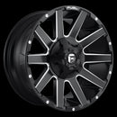 20X9 Fuel D616 Contra Matte Black Milled 6X135/6X139.7 ET2 wheel/rim-3