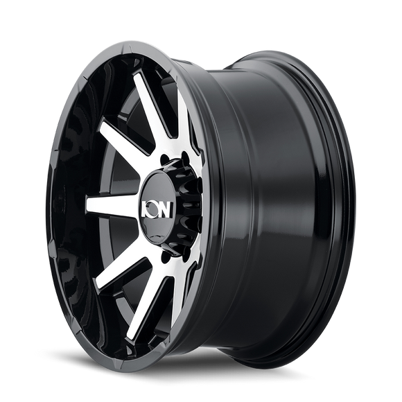 17X9 Ion Alloy 143 Black-Gloss Wheel/Rim 6x139.7 ET-12 143-7983BM