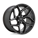 20X10.5 Niche M266 TORSION Gloss Black Milled 5X112 ET40 wheel/rim-2